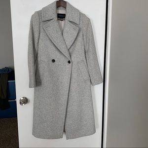 Club Monaco Daylina Wool Trench Coat